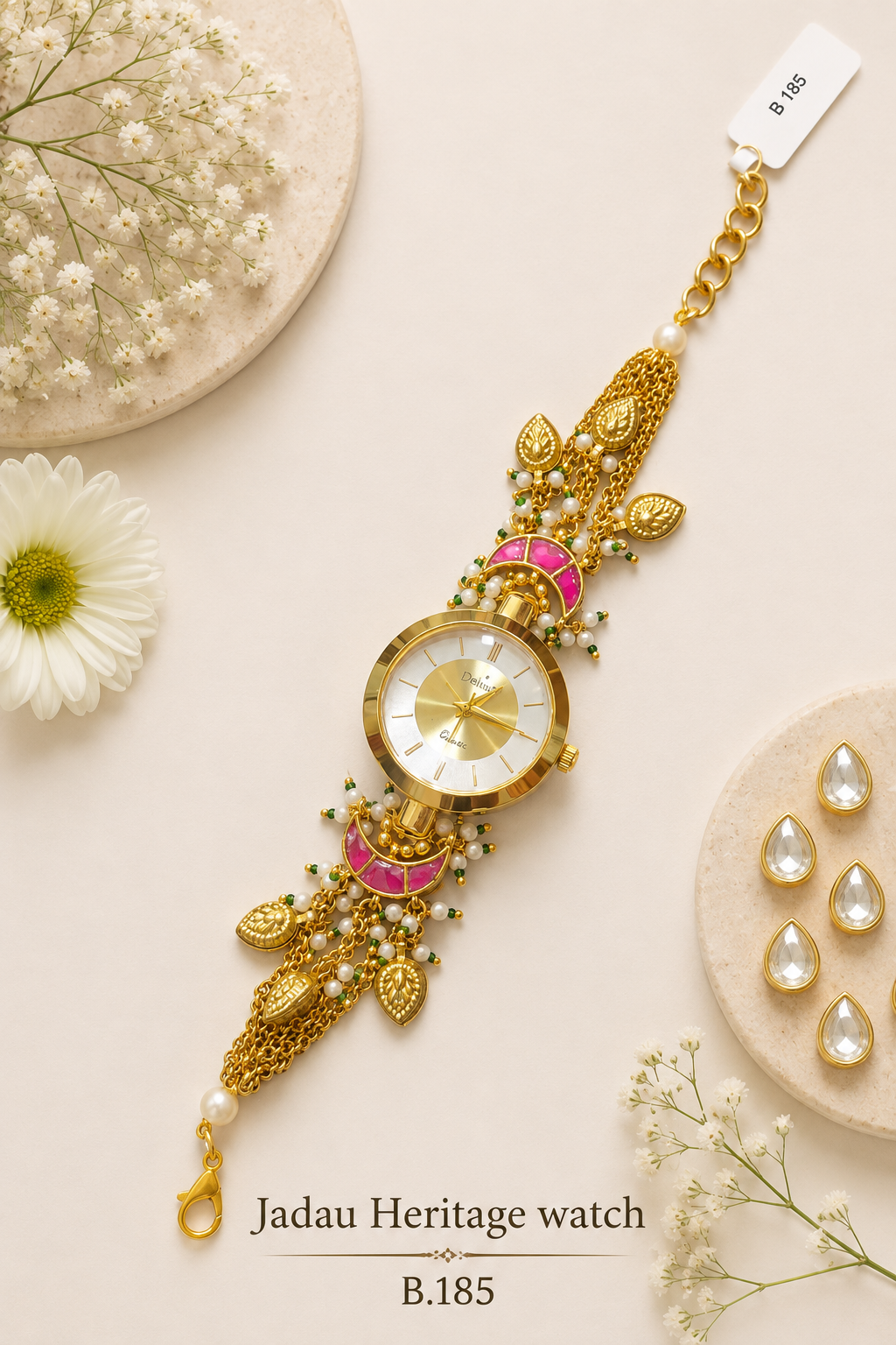 Pachi Kundan/Jadau Watches(Heritage)